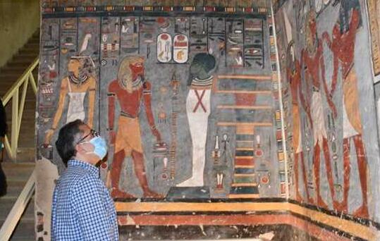 修复后埃及为游客重新开放了卢克索的拉美西斯一世墓