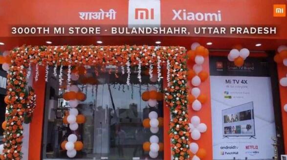 小米印度在印度开设了第3000家小米商店