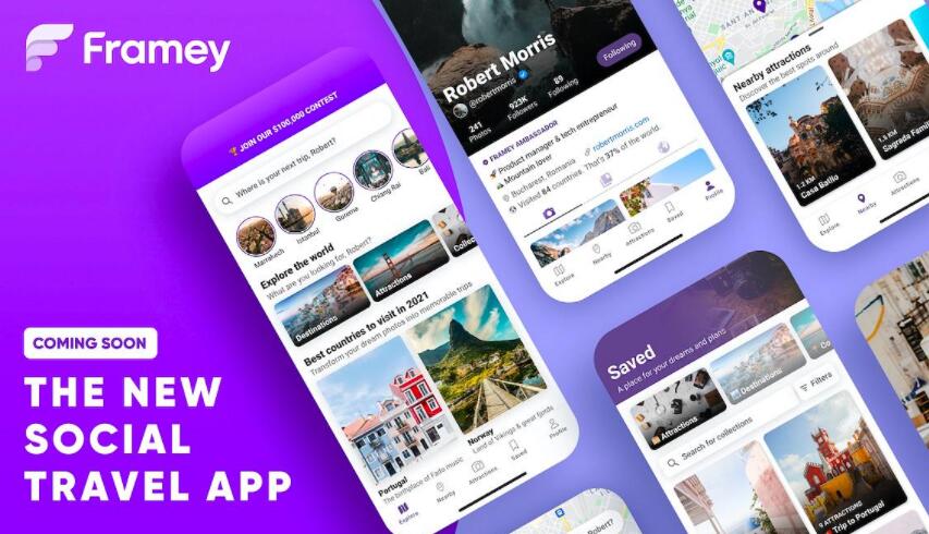 罗马尼亚企业家通过旅游应用Framey筹集了100万美元
