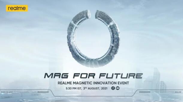 Realme将于8月3日在印度推出世界上最快的磁性充电器?