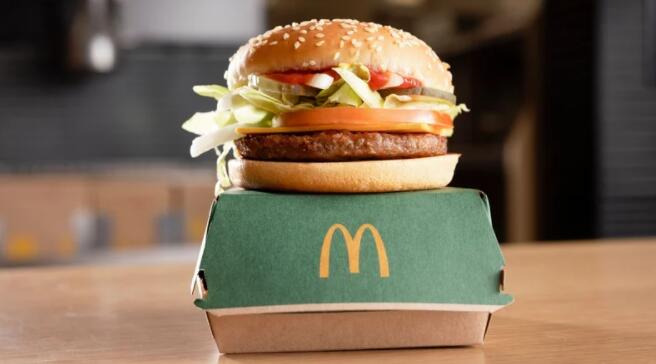 麦当劳为爱尔兰发布的植物性汉堡