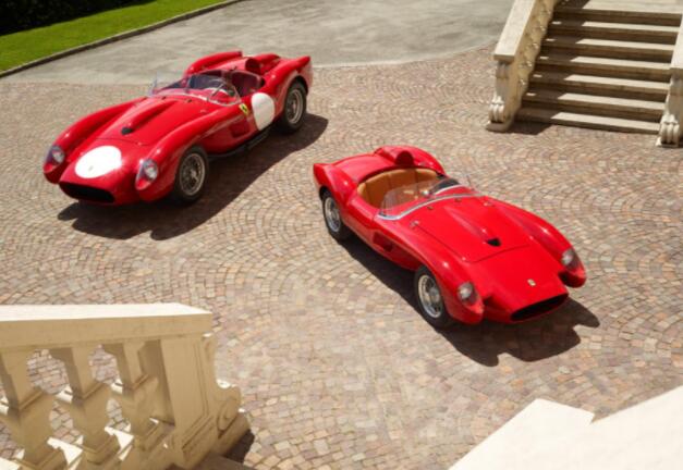 法拉利Testa Rossa J是75%比例的1950年代赛车手的EV复制品